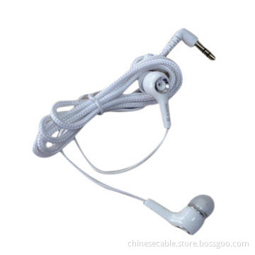 Woven cloth earphones